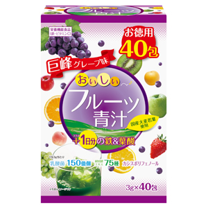 おいしいフルーツ青汁 1日分の鉄 葉酸 40包 株式会社ユーワ 青汁 健康食品 サプリメント